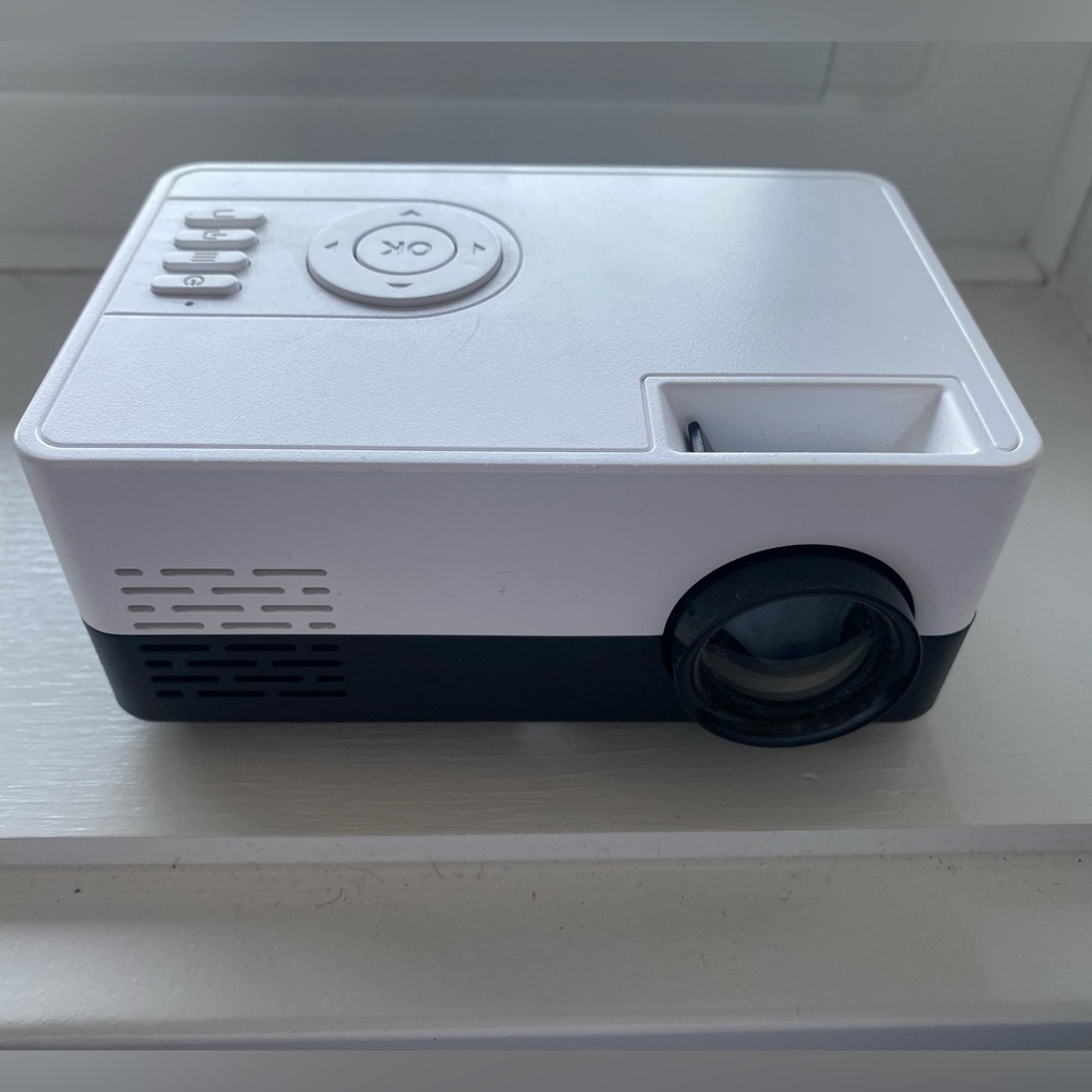 Mini White and Black Projector